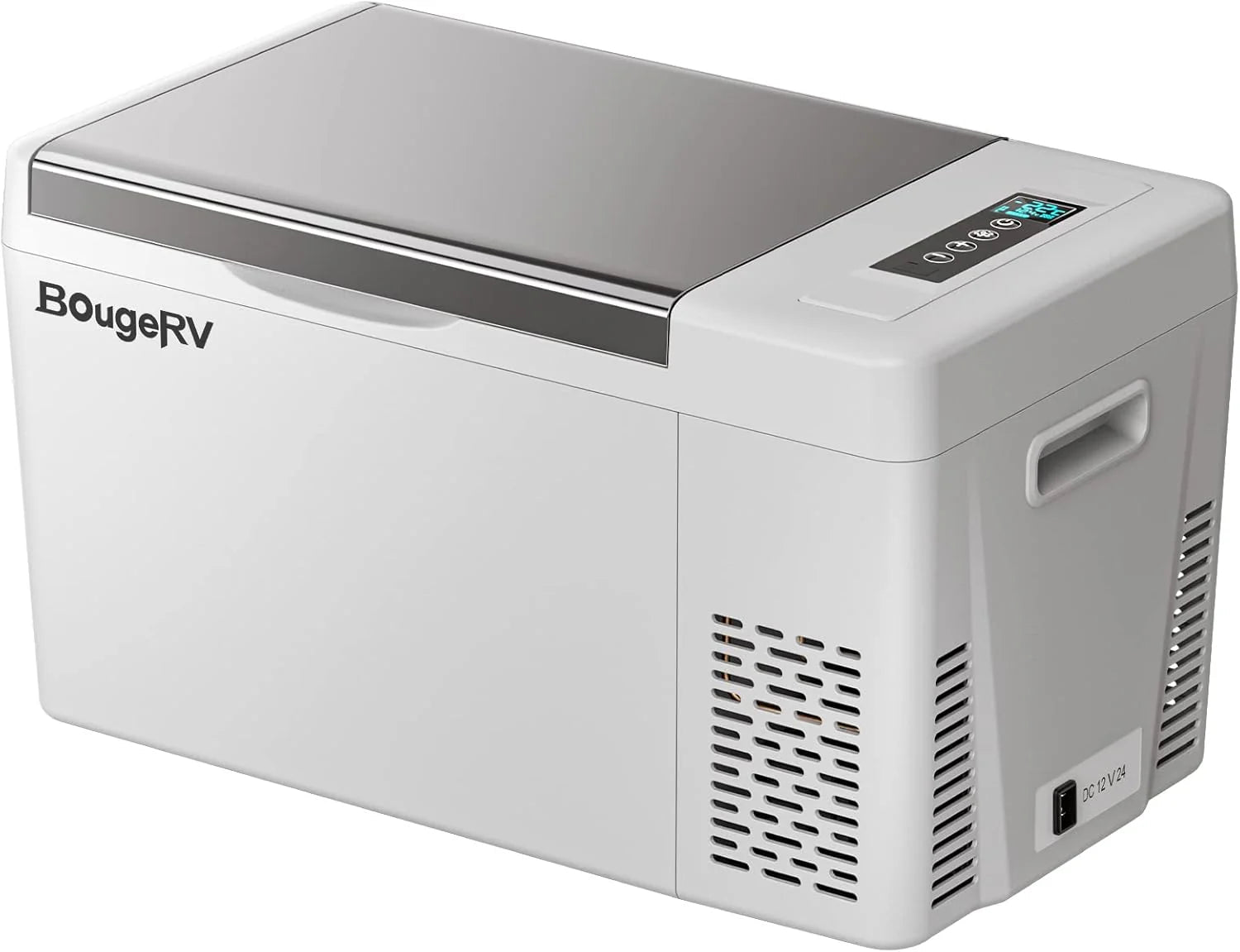 12 Volt Refrigerator 12V Car Fridge 23 Quart Portable Freezer Compressor Cooler 12/24V DC 110~240 Volt AC for Truck Van RV Camper SUV Travel Camping Road Trips Tailgating -7℉~50℉
