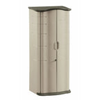 Vertical Resin Weather Resistant Outdoor Storage Shed