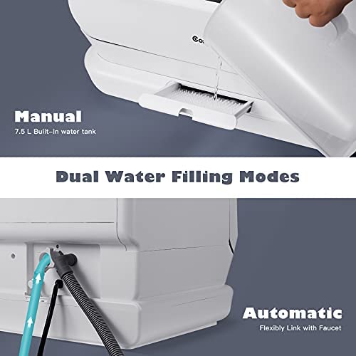 Portable Countertop Dishwasher, with 7.5L Openable Water Tank