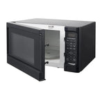1.1 Cu. Ft. Sleek Black Digital Microwave - Effortless Touchpad Controls.