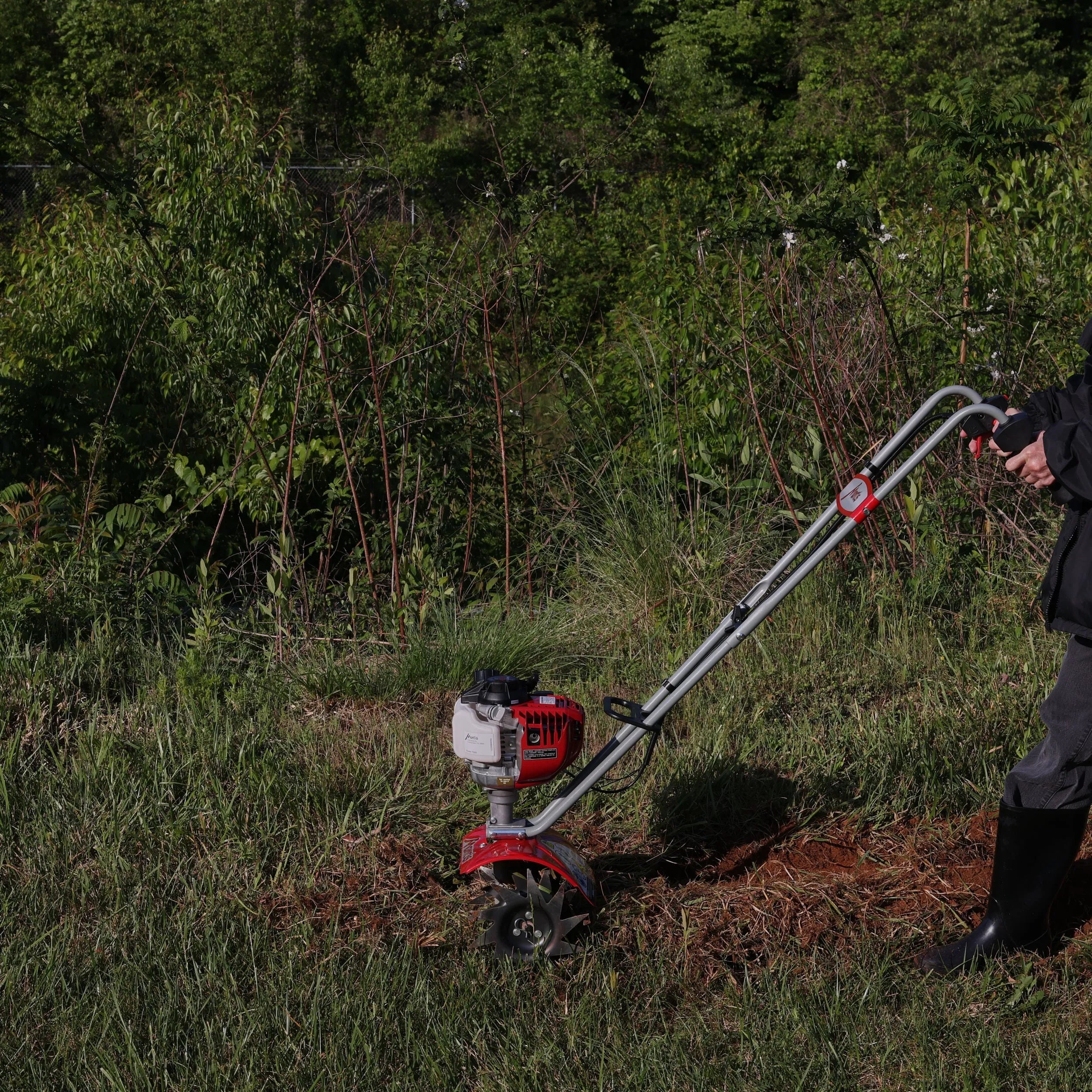 7268 Mini-Tiller/Cultivator 25-cc 9-in Front-Tine Forward-rotating Tiller