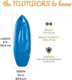 6' Youth Kayak with Paddle. Designed for Stability and Safety, It's The Perfect Choice for Young Paddlers Ready to Conquer The Water