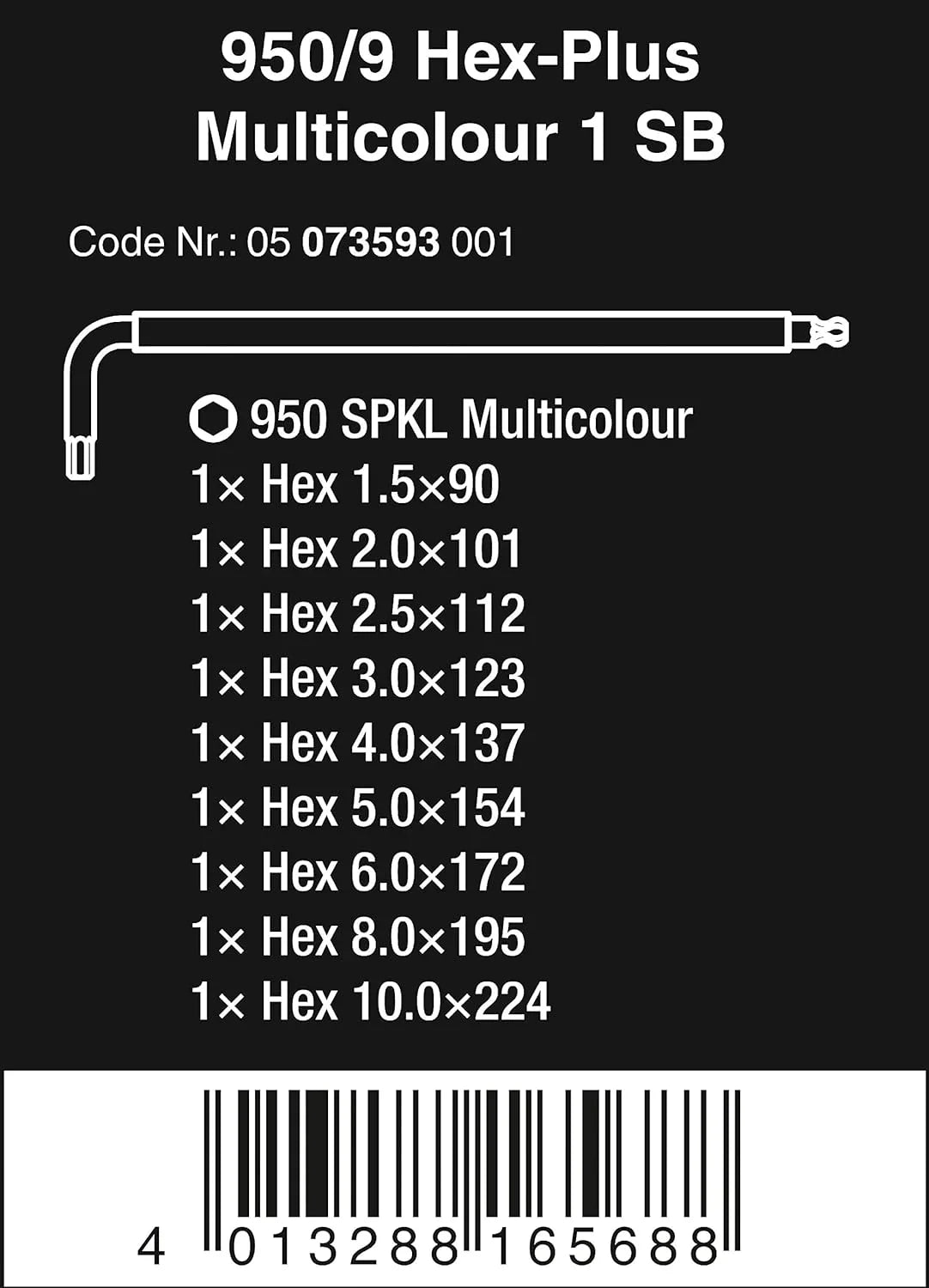 5003594001 8100 SB 2 Zyklop 3/8" Metric Ratchet Set ( Piece of 43)