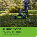 60V 21” Cordless (Self-Propelled) Lawn Mower , 2 x 4.0Ah Batteries and Dual Port Rapid Charger