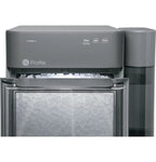 Countertop Nugget Ice Maker | Ice Machine with WiFi Connectivity | Smart Home Kitchen Essentials | Black Stainless