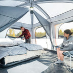 Straight Wall Cabin Tents | 10 Person / 11 Person / 12 Person Large Multi Room Family Tents for Car Camping & Outdoor Adventures