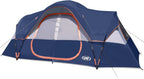 Camping Tent 10-Person-Family Tents, Parties, Music Festival Tent, Big, Easy Up, 5 Large Mesh Windows, Double Layer, 2 Room, Waterproof, Weather Resistant, 18ft x 9ft x78in