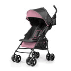 Convenience Stroller, Blue/Black Lightweight Infant Stroller with Compact Fold