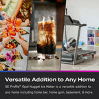 2.0 with 0.75 Gallon Tank, Chewable Crunchable Countertop Nugget Ice Maker, Scoop included, 38 lbs in 24 hours, Pellet Ice Machine with WiFi & Smart Connected, Stainless Steel