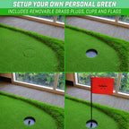 12'x5' Golf Putting Green for Indoor & Outdoor Putting Practice