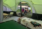 Camping Tent 10-Person-Family Tents, Parties, Music Festival Tent, Big, Easy Up, 5 Large Mesh Windows, Double Layer, 2 Room, Waterproof, Weather Resistant, 18ft x 9ft x78in