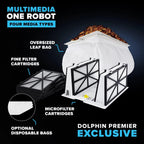 Robotic Pool Cleaner (2025 Model) with Multimedia, Oversized Leaf Bag, Standard & Ultrafine Filters, Weekly Timer, Waterline Cleaning & More for In-ground Swimming Pools up to 50ft