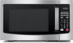 Air Fryer Combo 8-in-1 Countertop Microwave Oven, with Convection, Broil, Odor Removal Mode, 12.4" Position Memory Turntable, Child-Lock, 1.0 Cu.ft, Black Stainless Steel