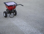 Multi-Purpose Walk Behind Push Spreader, 100 Pound Capacity, Multi Use Tool for Grass Seed, Salt, De-Icer, Fertilizer and Seeds