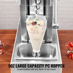 Ice Cream Blender 750W High Speed Mixer 1740 RPM 304 Stainless Steel New