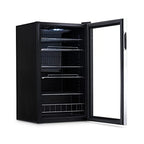 Beverage Refrigerator Cooler | 126 Cans Free Standing with Right Hinge Glass Door