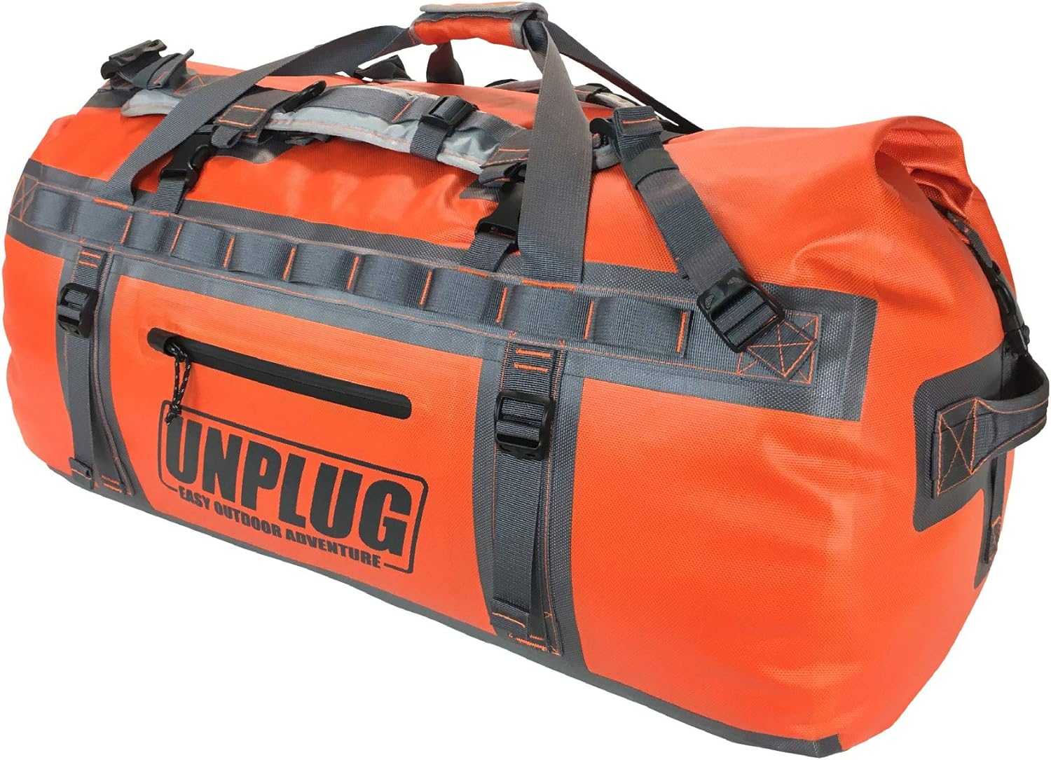 Ultimate Adventure Bag -1680D Heavy Duty Waterproof Travel Duffel Bags for Camping, Motorcycle Dry Bag, Waterproof Bags for Boating, Waterproof Duffle Backpack,Tactical Duffle Bag