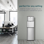 Limited Edition Self Cleaning Water Cooler Water Dispenser - 3 Temperature Settings - Hot, Cold & Room Water, Durable Stainless Steel Construction, Bottom Loading .