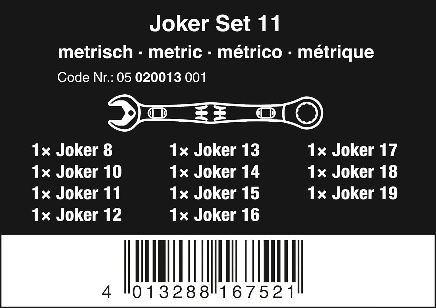 5003594001 8100 SB 2 Zyklop 3/8" Metric Ratchet Set ( Piece of 43)