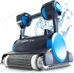 Robotic Pool Cleaner (2025 Model) with Multimedia, Oversized Leaf Bag, Standard & Ultrafine Filters, Weekly Timer, Waterline Cleaning & More for In-ground Swimming Pools up to 50ft