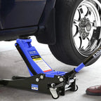 4-Ton Floor Jack, Low Profile Car Jack, Heavy-Duty Trolley Jack Car Lift with Dual Pump Pistons, Lifting Range 4"-21", 8000LBS