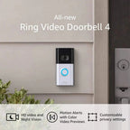 1080p HD Wi-Fi Wired and Wireless Video Doorbell 4