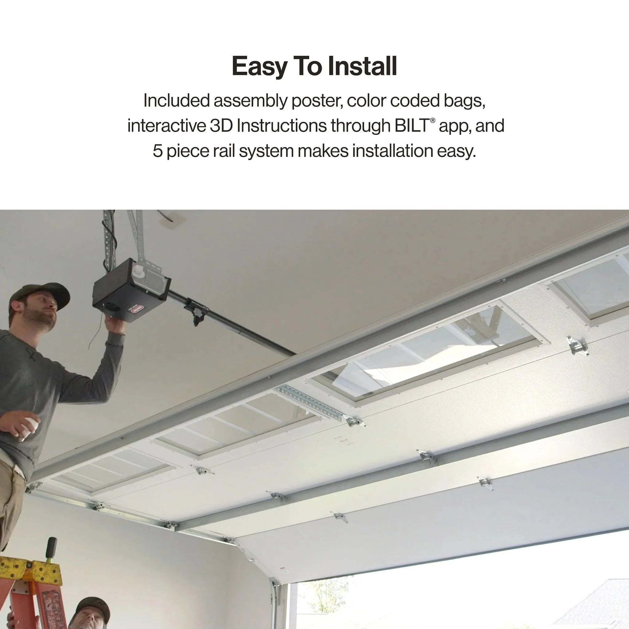 Chain Drive 750 3/4 HPc Garage Door Opener w/Battery Backup - Heavy Duty.