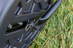 18" x 48" Tow Behind Poly Lawn Roller 550 lbs Weight with Water, Poly Drum and Steel Frame, with Plug. Designed for Lawn and Garden Tractors