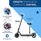 Folding Electric Scooter, 500W Motor, 10" Solid Tires
