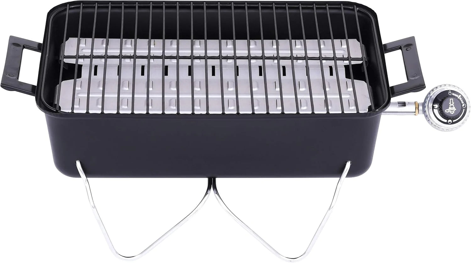 Portable Convective 1-Burner Stainless Steel Propane Gas Grill