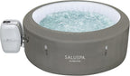Inflatable Hot Tub Spa (71" x 26") | Portable Hot Tub with 2 Covers (1 Energy-Efficient Thermal Cover and 1 Standard Cover) | Fits Up to 2-4 Persons | Black