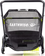 21-Inch Width Leaf & Grass Push Lawn Sweeper, Black