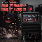 135Amp MIG Welder,110V Flux Core Welder Flux Core MIG/Lift TIG/Stick 3-in-1 Large LED Digital Display Welding Machine IGBT Inverter Welder FLUX-135PRO