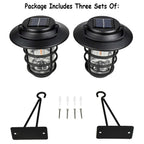 home zone security solar outdoor decorative glass wall lantern light no wiring