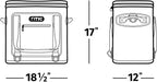 RTIC Soft Cooler 40 Insulated Bag, Portable Ice Chest Cooler, 40 Can
