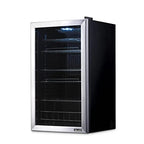 Beverage Refrigerator Cooler | 126 Cans Free Standing with Right Hinge Glass Door